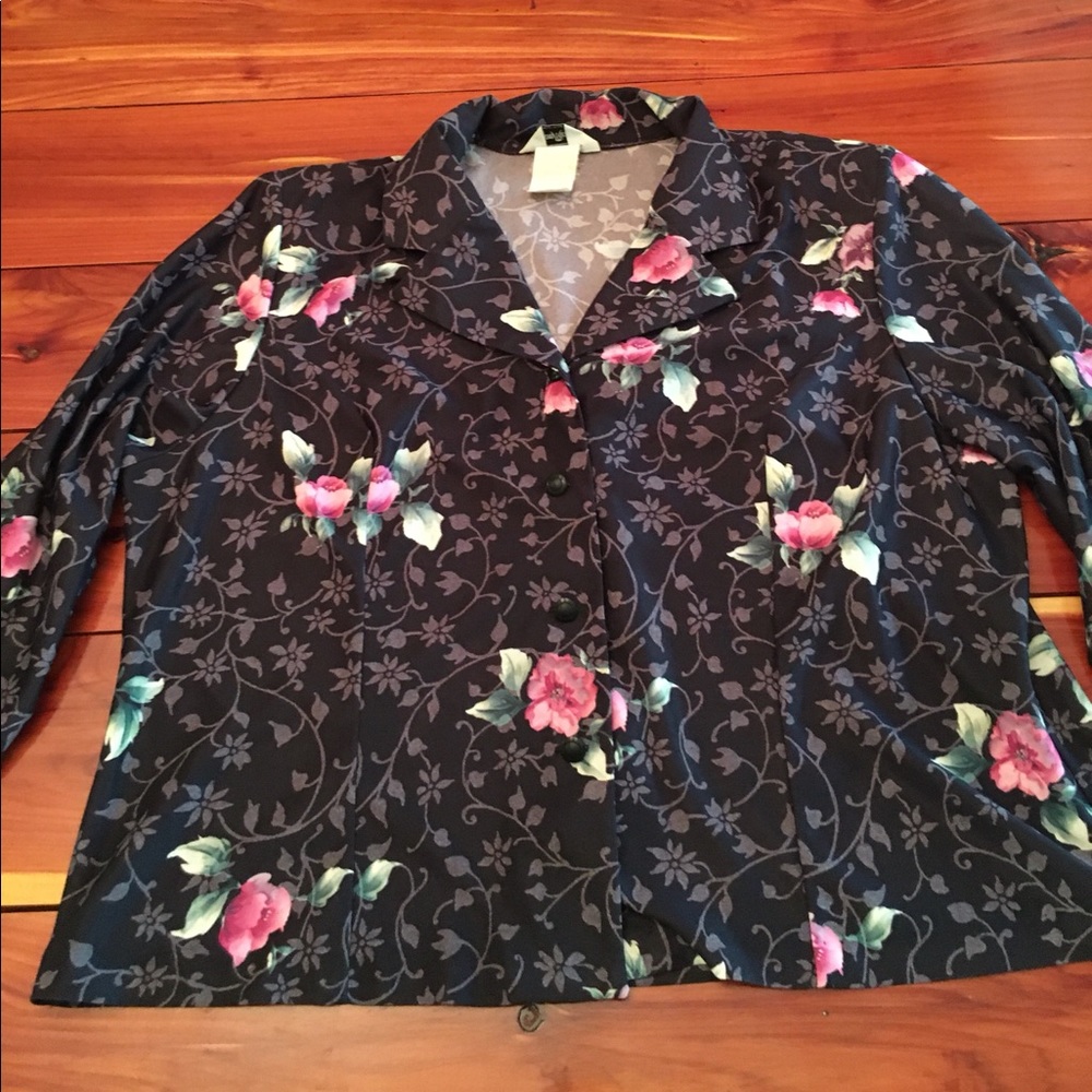 Vintage Plus Size Anthony Richards Blouse Gem